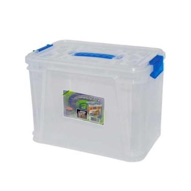 Imagem de Caixa Organizadora Transparente 16,5 Litros OR02 São Bernardo