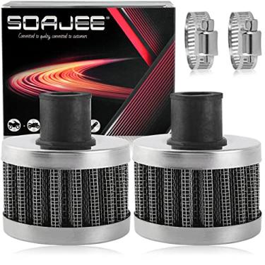 Imagem de SOAJEE Filtro de ar universal de 2 peças de 12 mm para 196cc 212cc GX160 GX200 168F 5.5HP 6.5HP motor CT200U CT200U-EX Mini Bike Go kart MB200 BAJA Warrior