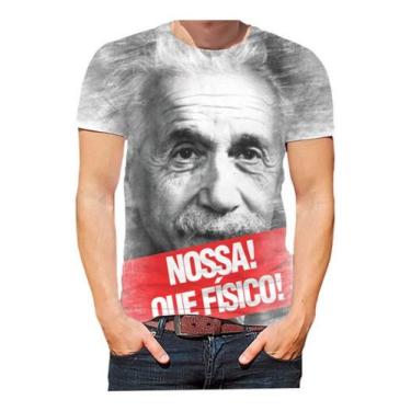 Imagem de Camisa Camiseta Albert Einstein Matemático Fisico Gênio Hd - Estilo Kr