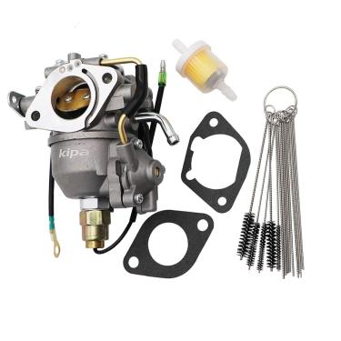 Imagem de KIPA Carburador para Kohler CV730 S CV740 S 25 Hp 27 Hp Motor trator cortador 24853102-S, com kit de ferramentas de limpeza de jato de sujeira de carbono e juntas de montagem de filtro de combustível