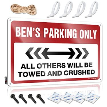 Imagem de Acessórios de quarto para meninos adolescentes Ben'S Parking Only Placa de lata Coisas para Quarto de Meninos Cheers Placa de lata (Tamanho : 20X30cm)