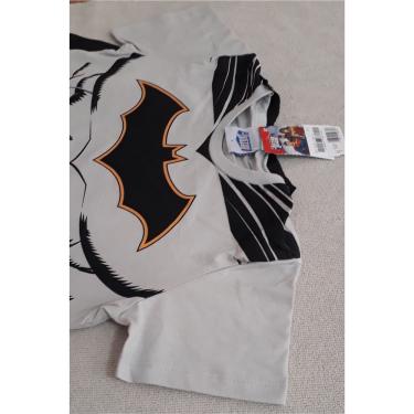 Imagem de Camiseta batman infantil com capa manga curta kamylus