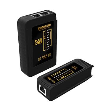 Imagem de PlusCable Testador de cabo de rede LT-100BK Preto RJ45 e RJ11