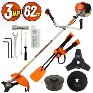 Imagem de Roçadeira Lateral Profissional Vulcan Vr620h 2 Tempos 62cc 3hp 10500rpm Com Lâmina de 3...