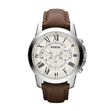 Imagem de Relógio Fossil Masculino Grant Prata - FS4735/0BN