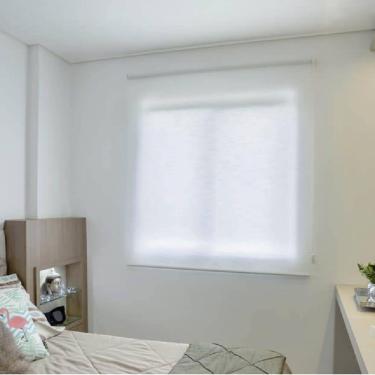 Imagem de Persiana Rolo Translucida Branca - 1,60m x 2,50m