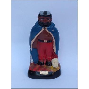 Imagem de Imagem Exu Tranca Rua Das Almas Ca Escultura Gesso Estatua 10 Cm