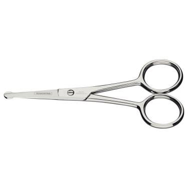 Imagem de Tesoura De Pelos E Unha Para Bebês Tramontina Em Aço Inox 4" Tramontina