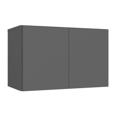 Imagem de Armário de Lavanderia Aéreo Multiuso 2 Portas Multimóveis Mp5040 Grafite