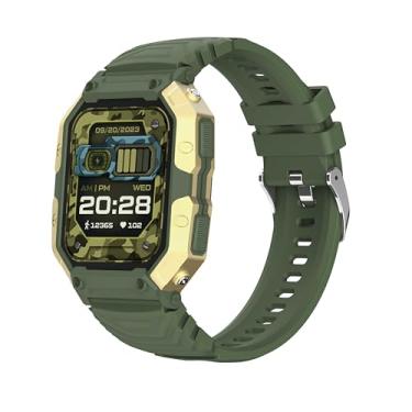 Imagem de Smartwatch Relógio PEJE Impermeável IP68 Bluetooth Calls 1.83inch zw05 (Verde)