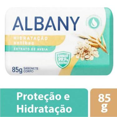 Imagem de Sabonete Albany Hidratação Antibac Extrato De Aveia 85G Embalagem Com