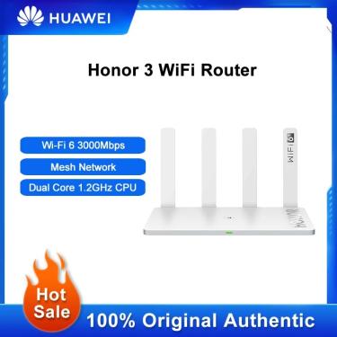 Imagem de Honor-roteador sem fio  wi-fi 6  3000mbps  extensor de rede dual-core  repetidor de sinal  alto
