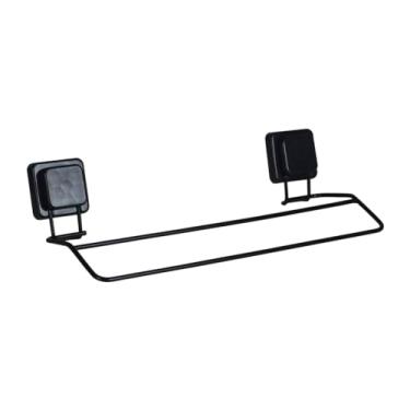 Imagem de Toalheiro/Porta Toalha Duplo Com 36cm Fixação Por Ventosas