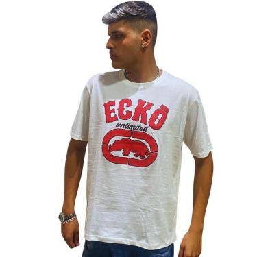 Imagem de Camiseta Ecko Cowboys J285A Off White-Masculino