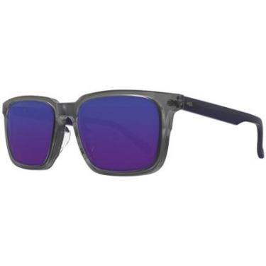 Imagem de Óculos de Sol HB The Right M Onyx N Blue Blue Chrome-Masculino