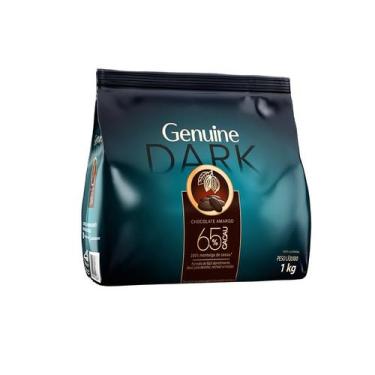 Imagem de Chocolate Genuine Dark 65% Cacau 1 Kg - Genuíne
