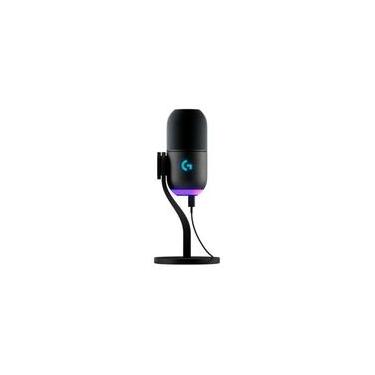 Imagem de Microfone Condensador Gamer Logitech G Yeti GX com RGB LIGHTSYNC, USB Plug and Play para Gravação de Conteúdo e Streaming,Preto - 988-000568