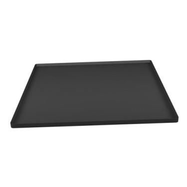 Imagem de Gralara Bandeja de Silicone para Geladeira, Design Inovador, PRETO, Tamanho real