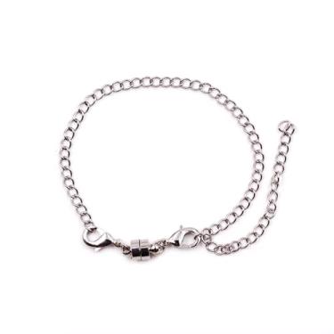 Imagem de malahill Pulseira de corrente de aço inoxidável para mulheres, Pedra, Sem Pedra Preciosa