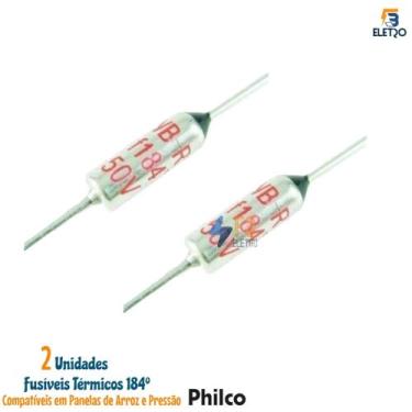Imagem de Kit 2 Fusível Térmico 184 Para Panelas Elétrica de Arroz e Pressão Phi