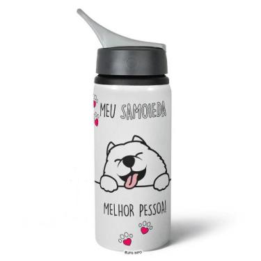 Imagem de Garrafa Squeeze NK - Meu Samoieda, melhor pessoa! - JPS INFO