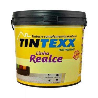 Imagem de Textura Grafiato Revestimento Acrílico Riscado 25kg Branca Colortexx -