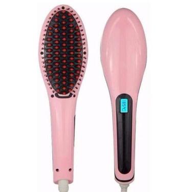 Imagem de Escova Alisadora Elétrica Fast Hair Straightener Escova Mágica