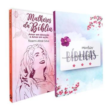 Imagem de Kit 2 Livros  Mulheres da Bíblia + Minhas Anotações Bíblicas - Aquarel