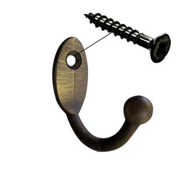 Imagem de Cabide De Parede Gancho Para Pendurar Pequeno Metal Simples - Criativa