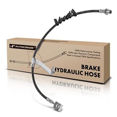 Imagem de A-Premium Mangueira hidráulica de freio de passageiro dianteiro compatível com modelos selecionados Chevy, GMC e Isuzu - C6500 Kodiak/C6500 Topkick 2006-2009, C7500 Kodiak/C7500 Topkick 2003-2009,