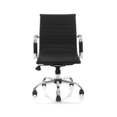 Imagem de Cadeira Escritório Diretor Esteirinha Eames Giratória e com Mecanismo 