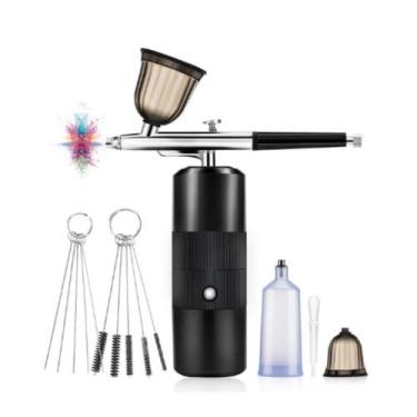Imagem de Kit Completo Aerografia - Mini Compressor De Ar - DearBeauty