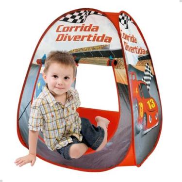Imagem de Barraca Toca Infantil Brinquedo Dobrável Corrida Divertida - DM Toys