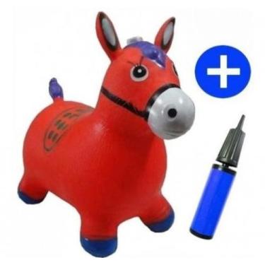 Imagem de Cavalinho Upa Upa Pula Pula Grande Ponei +1 Bomba De Encher - FWN, Ver