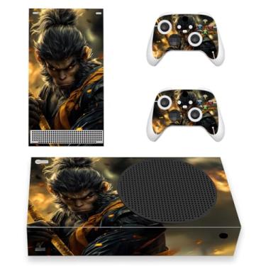 Imagem de PlayVital Wasteland Wukong Capas de vinil personalizadas para controle sem fio Xbox Core, adesivos de capa de decalque para controle de console Xbox Series S