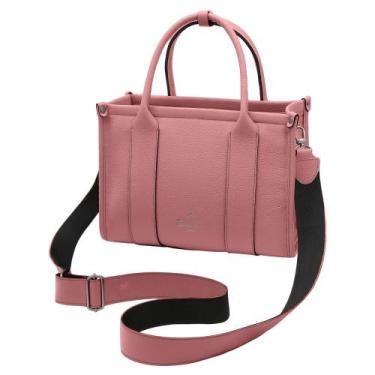 Imagem de Bolsa de Couro Mariart Acácia, Blush