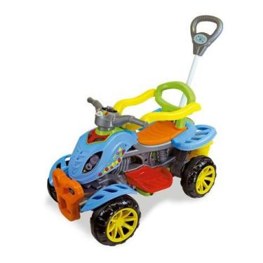 Imagem de Carrinho de Passeio Quadriciclo Infantil Maral Com Pedal Buzina Empurr