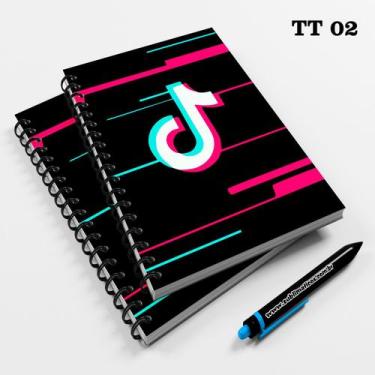 Imagem de Caderno Universitário 96fls Tik Tok 02 - Premium