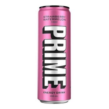 Imagem de Energético Prime Energy Sabor Morango Melancia Lata 330ml