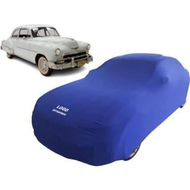 Imagem de Capa Automotiva Chevrolet Deluxe Sedan Tecido Alta Proteção - Mz, Azul