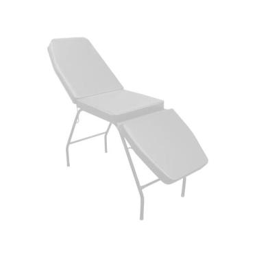 Imagem de Maca 3 Posições Salão Tatuador Depilação Estética Cor Branca - INDUSFO