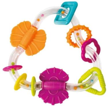 Imagem de Chocalho de Atividades Bebê Brinquedo Formas e Texturas - Buba