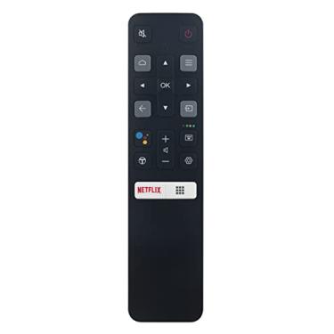 Imagem de Controle remoto de voz substituído para TCL Android TV 49S6800 40S330 32S330 43S434 50S434 55S434 65S434 75S434 32S60 42S6500 70S430 43P7155 50P7 15 55P715 65P715 75P715 85P715 100P715 43P30FS 32P30S