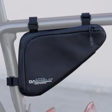 Imagem de DASHIELD Bolsa para quadro de bicicleta, bolsa triangular, impermeável, bolsa de armazenamento, acessórios para bicicleta de estrada de montanha, MTB, 1,5 L
