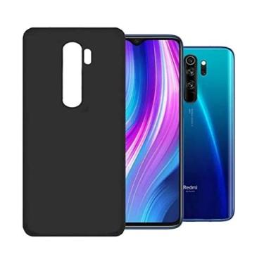 Imagem de Capa Capinha Para Xiaomi RedMi Note 8 Pro Tela 6.53Polegadas Capinha Transparente Clear Ultra Fina Silicone - Danet (Preto Fum�)