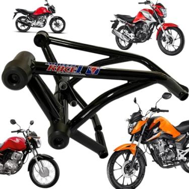 Imagem de Protetor Stunt Race CG 160 TITAN FAN START CARGO Slider de proteção motor e carenagem Stunt Cage CG160 2016 em diante