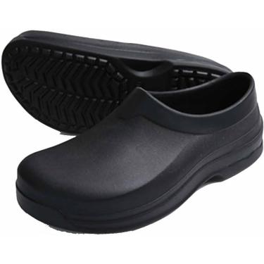 Imagem de Sapatos masculinos e femininos para chef de cozinha, botas de segurança antiderrapantes à prova d'água resistentes a óleo, sapatos de trabalho em restaurantes, para sapatos de serviço de ali