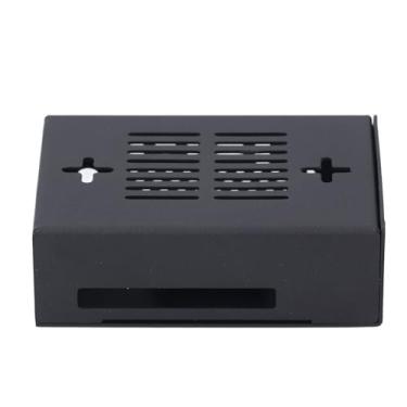 Imagem de Gabinete Orange Pi 5MAX, Gabinete de liga de zinco com ventilador de resfriamento, Gabinete protetor para OrangePi 5 MAX, Gabinete de metal com dissipadores de calor com ventilador