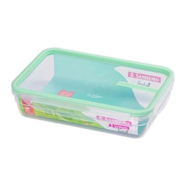 Imagem de Pote Hermético com Trava 1,6L Modular Sanremo Freshy Cores Fitness Aca