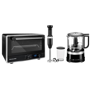 Imagem de Combo Forno Multifunções + Mini Processador De Alimentos + Mixer De Mão Kitchenaid - Kog21_Kja03_ Keb53_Cj 110V